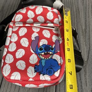 Disney Buckle Down Stitch Crossbody Bag Purse Pocahontas NWT